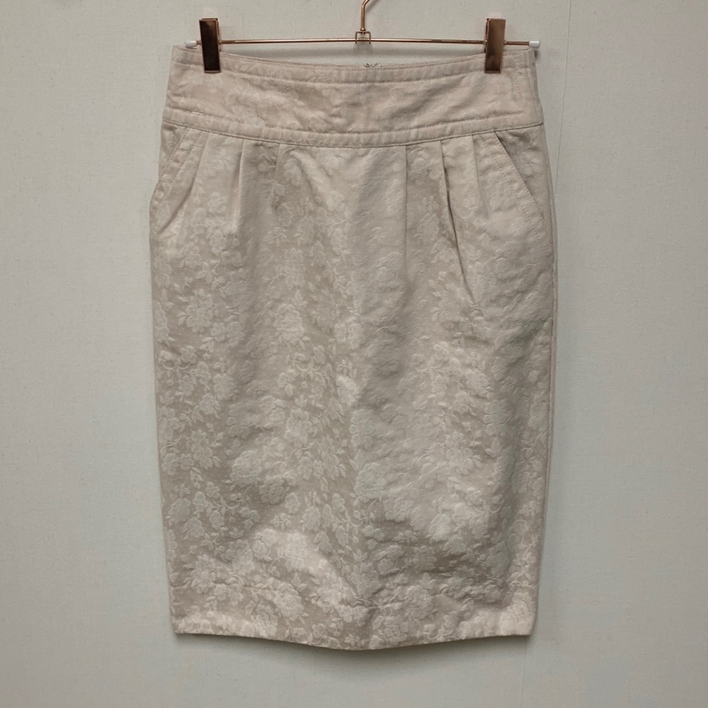 Marc Jacobs Neutral Textured Pencil Skirt • Sz 8